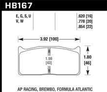 Load image into Gallery viewer, Hawk AP Racing  DTC-60 Race Brake Pads Brake Pads - Racing Hawk Performance   
