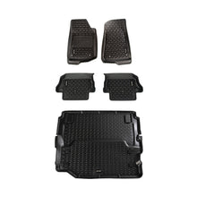 Load image into Gallery viewer, Rugged Ridge Floor Liner Kit Black F/R/Full Cargo 18-20 Jeep Wrangler JL 2Dr Rugged Ridge
