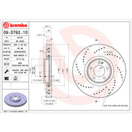 Brembo OE 19-22 Mercedes-Benz G63 AMG Friction Brake Disc | 09.D762.10