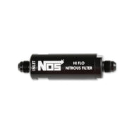 NOS/Nitrous Oxide System NOS In-Line Hi-Flow Nitrous Filter, 6AN - Black 15556NOS