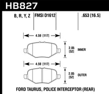 Load image into Gallery viewer, Hawk 13-16 Ford Taurus SHO HPS 5.0 Rear Brake Pads Brake Pads - Performance Hawk Performance   
