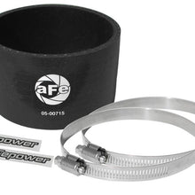 Load image into Gallery viewer, aFe Air Intake Components afe Magnum FORCE Intake Coupling Kit (4 IN ID x 2-1/2 IN L) Straight Coupler - Black
