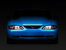 Load image into Gallery viewer, Raxiom 94-98 Ford Mustang Axial Series Cobra Style Headlights- Chrome Housing (Clear Lens) Headlights Raxiom
