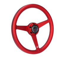 Load image into Gallery viewer, NRG Aluminum Steering Wheel 330mm - Heritage Solid Spoke - Ergonomic Grip - Anadized Red | RST-071-RD
