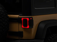 Load image into Gallery viewer, Raxiom 07-18 Jeep Wrangler JK Axial Series LED Tail Lights- Blk Housing (Smoked Lens) Tail Lights Raxiom
