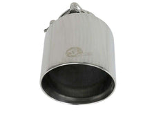 Load image into Gallery viewer, aFe MACH Force-Xp 2-1/2in 304 SS Clamp-On Exhaust Tip 2.5in In / 4.5in Out / 7in.L - Polished Tips aFe   
