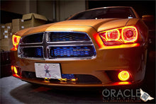Load image into Gallery viewer, Oracle 11-12 Dodge Charger LED Fog Light Halo Kit - Amber
