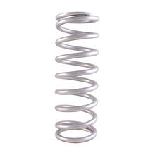 Load image into Gallery viewer, QA1 3-4/5in ID Tapered High Travel Pigtail Spring - 9in Length x 450lbs/in - Silver Powder Coated QA1
