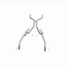 Load image into Gallery viewer, MagnaFlow Exhaust Products Exhaust System Kit MagnaFlow Exhaust Products Magnaflow Street Series Stainless Crossmember-Back System 15852
