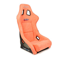 Load image into Gallery viewer, NRG FRP Bucket Seat ULTRA Edition W/ Grey Pearlized Back / Peach Microfiber Material - Large | FRP-302PH-ULTRA
