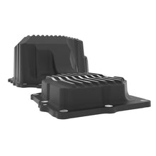 Load image into Gallery viewer, aFe 17-19 GM Diesel V8-6.6L L5P Engine Oil Pan w/ Machined Fins
