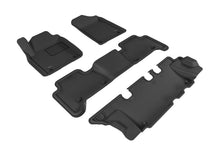 Load image into Gallery viewer, 3D MAXpider 2011-2020 Infiniti QX80/QX56 Kagu 1st &amp; 2nd &amp; 3rd Row Floormats - Black | L1IN02601509
