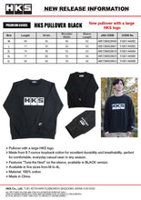 Load image into Gallery viewer, HKS PULLOVER BLACK L | 51007-AK683
