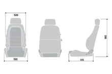 Load image into Gallery viewer, Sparco Seat GT Black/White | 009012NRBI
