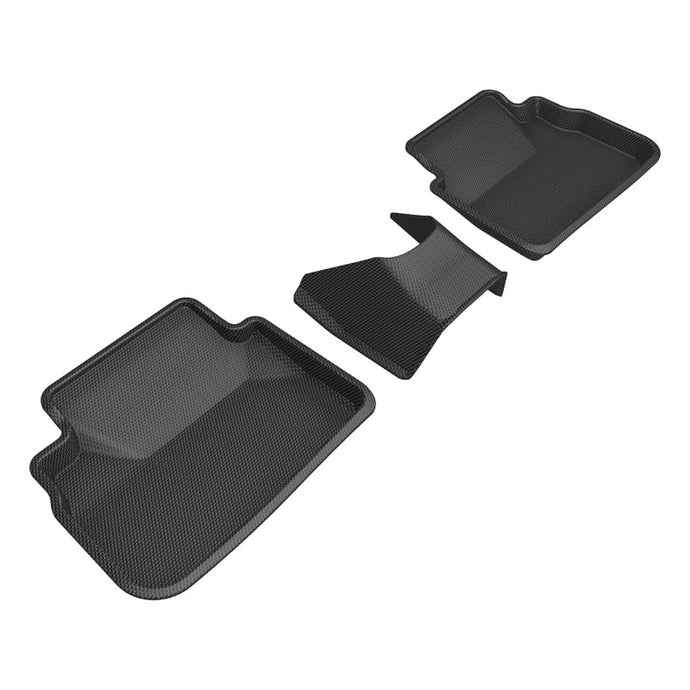 3D MAXider 22-23 Subaru WRX Kagu Black Floor Mats - Row 2 3D MAXpider