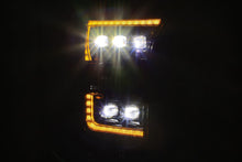 Load image into Gallery viewer, AlphaRex 880163 LED Projector Headlights Plank Style Design Midnight Black Headlights AlphaRex   
