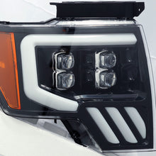 Load image into Gallery viewer, AlphaRex 880190 LED Projector Headlights Plank Style Design Gloss Black Headlights AlphaRex   
