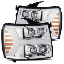 Load image into Gallery viewer, AlphaRex 880207 LED Projector Headlights Plank Style Design Chrome Headlights AlphaRex   
