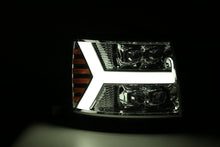 Load image into Gallery viewer, AlphaRex 880207 LED Projector Headlights Plank Style Design Chrome Headlights AlphaRex   
