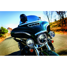Load image into Gallery viewer, Kuryakyn Tri-Line Windshield Trim Chrome
