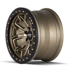 Load image into Gallery viewer, Dirty Life 9303 DT-1 17x9 / 5x127 BP / -12mm Offset / 78.1mm Hub Satin Gold Wheel - Sim. Beadlock

