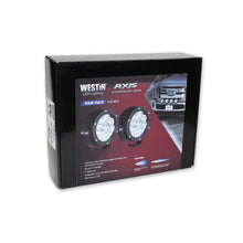 Load image into Gallery viewer, Westin Axis LED Auxiliary Light 4.75 inch Round Flood w/3W Osram (Set of 2) - Black Westin
