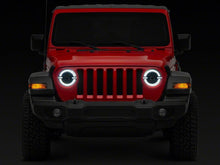 Load image into Gallery viewer, Raxiom 18-23 Jeep Wrangler JL Axial Series 9-In LED Angel Eye Headlights- Blk Housing (Clear Lens) Headlights Raxiom
