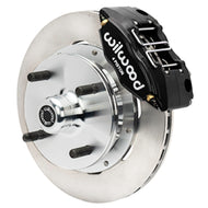 Wilwood 73-76 Porsche 914 Front Powerlite Brake Kit Plain Face - Black | 140-17474