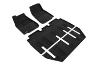 3D Maxpider 17-21 Tesla Model X Folding 7-Seat Elegant Black R1 R2 R3 3D MAXpider