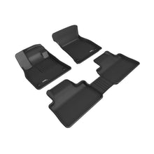 Load image into Gallery viewer, 3D MAXpider 19-21 Audi E-Tron Kagu 1st 2nd Row Floormats - Black
