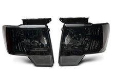 Load image into Gallery viewer, Raxiom 09-14 Ford F-150 Axial OEM Style Rep Headlights- Chrome Housing- SmokedLens Headlights Raxiom
