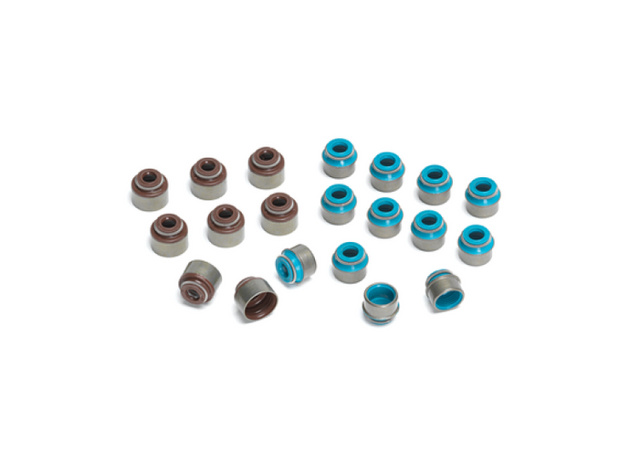 Supertech Scion tC 2AZFE / Toyota Celica 1ZZ/2ZZ 5.5mm Viton Exhaust Valve Stem Seal - Set of 8 Valve Seals Supertech