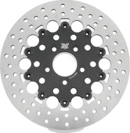 Twin Power 84-17 Big Twin Exc 08-17 FLH FLT Rear 11.5 Floating Rotor Black Hole TwinPower