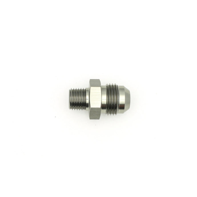 DeatschWerks 8AN Male Flare To 1/4in. Male NPT Adapter Fittings DeatschWerks