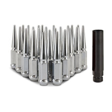 Load image into Gallery viewer, Mishimoto Mishimoto Steel Spiked Lug Nuts M12 x 1.5 24pc Set Chrome Lug Nuts Mishimoto   
