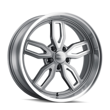 Load image into Gallery viewer, Ridler 608 18x8 / 5x114.3 BP / 0mm Offset / 72.62mm Hub Gloss Grey Milled Wheel
