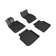 Load image into Gallery viewer, 3D MAXpider 2009-2012 BMW 7 Series LI F02/F04 Kagu 1st &amp; 2nd Row Floormats - Black
