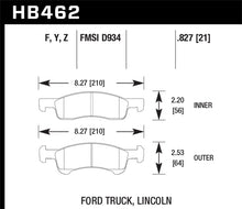 Load image into Gallery viewer, Hawk 03-06 Ford Expedition / 03-06 Lincoln Navigator LTS Street Front Brake Brake Pads - OE Hawk Performance   
