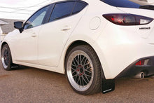 Load image into Gallery viewer, Rally Armor 14-18 Mazda3 Red UR Mud Flap w/White Logo Mud Flaps Rally Armor   
