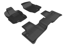 Load image into Gallery viewer, 3D MAXpider 2006-2011 Mercedes-Benz ML-Class W164 Kagu 1st &amp; 2nd Row Floormats - Black | L1MB00801509
