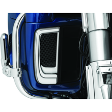 Load image into Gallery viewer, Kuryakyn Tracer Lower Fairing Grill Chrome
