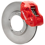 Wilwood 84-89 Porsche 911 D45 11.10in. Front Brake Kit w/ Flex Lines - Red Wilwood
