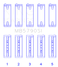 Load image into Gallery viewer, King Engine Bearings Porsche M 48.00/M 48.50 (Size +0.25mm) Main Bearing Set King Engine Bearings
