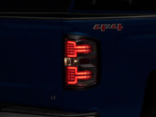 Load image into Gallery viewer, Raxiom 14-18 Chevrolet Silverado 1500 LED Tail Lights/SeqTurn Signals- Chrome- Smoked Lens | S114458
