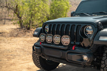 Load image into Gallery viewer, DV8 Offroad 2018-2025 Wrangler JL Push Bar for Mopar Rubicon Steel Bumper
