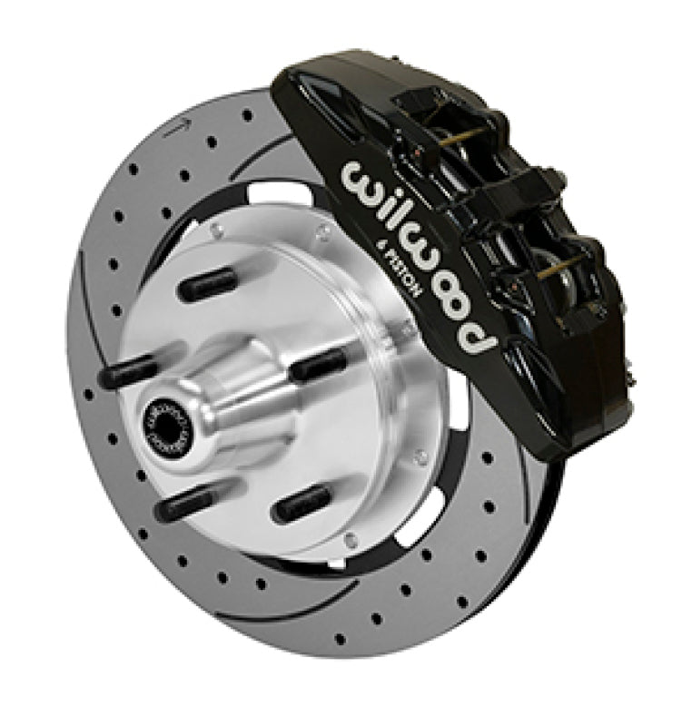 Wilwood Forged Dynapro Big Brake Kit - 5x5 Hub/12.19in Drilled & Slotted Rotor/ Black Caliper- Front Wilwood