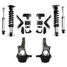 Load image into Gallery viewer, QA1 2019+ Chevrolet Silverado / GMC Sierra 1500 Double Adjustable 4/5in Lowering Kit w/ Spindles
