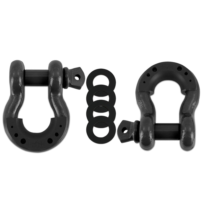 Borne Off-Road 3/4 Steel D-Ring Shackle Set 2 Pieces - Gun Metal Borne Off-Road