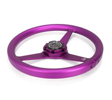 Load image into Gallery viewer, NRG Aluminum Steering Wheel 330mm - Heritage Solid Spoke - Ergonomic Grip - Anadized Purple | RST-071-PP
