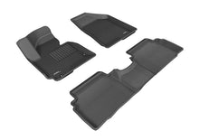 Load image into Gallery viewer, 3D MAXpider 2014-2015 Hyundai Tucson Kagu 1st &amp; 2nd Row Floormats - Black | L1HY05501509
